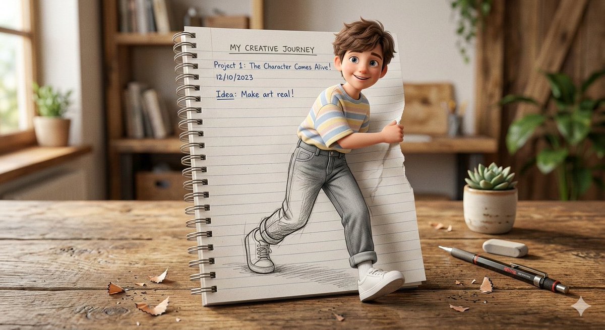 3D Pop-Out Illusion Artwork Prompt