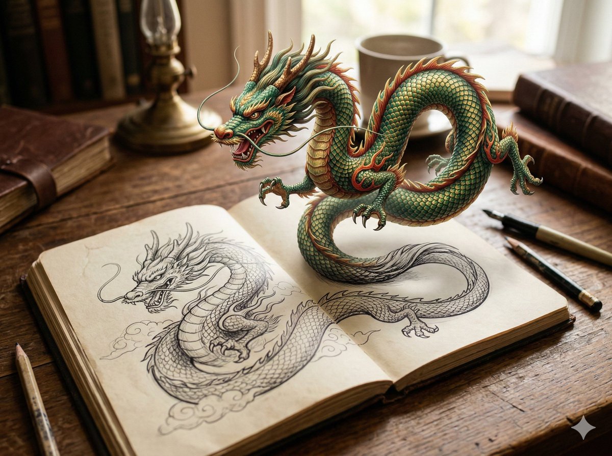 Nano Banana 2 Eastern Dragon Prompt