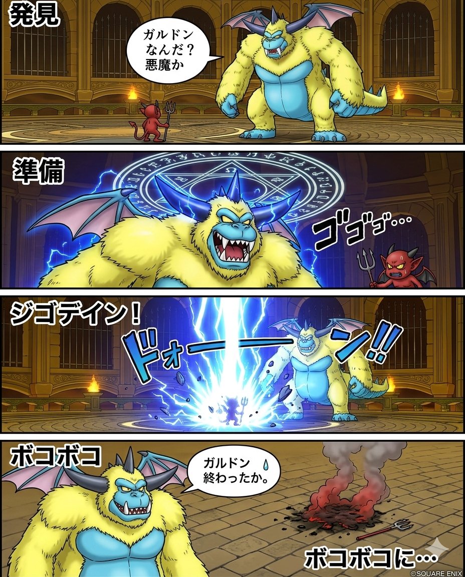 68: Comic / Storyboard - Galdodon Comic Strip Prompt