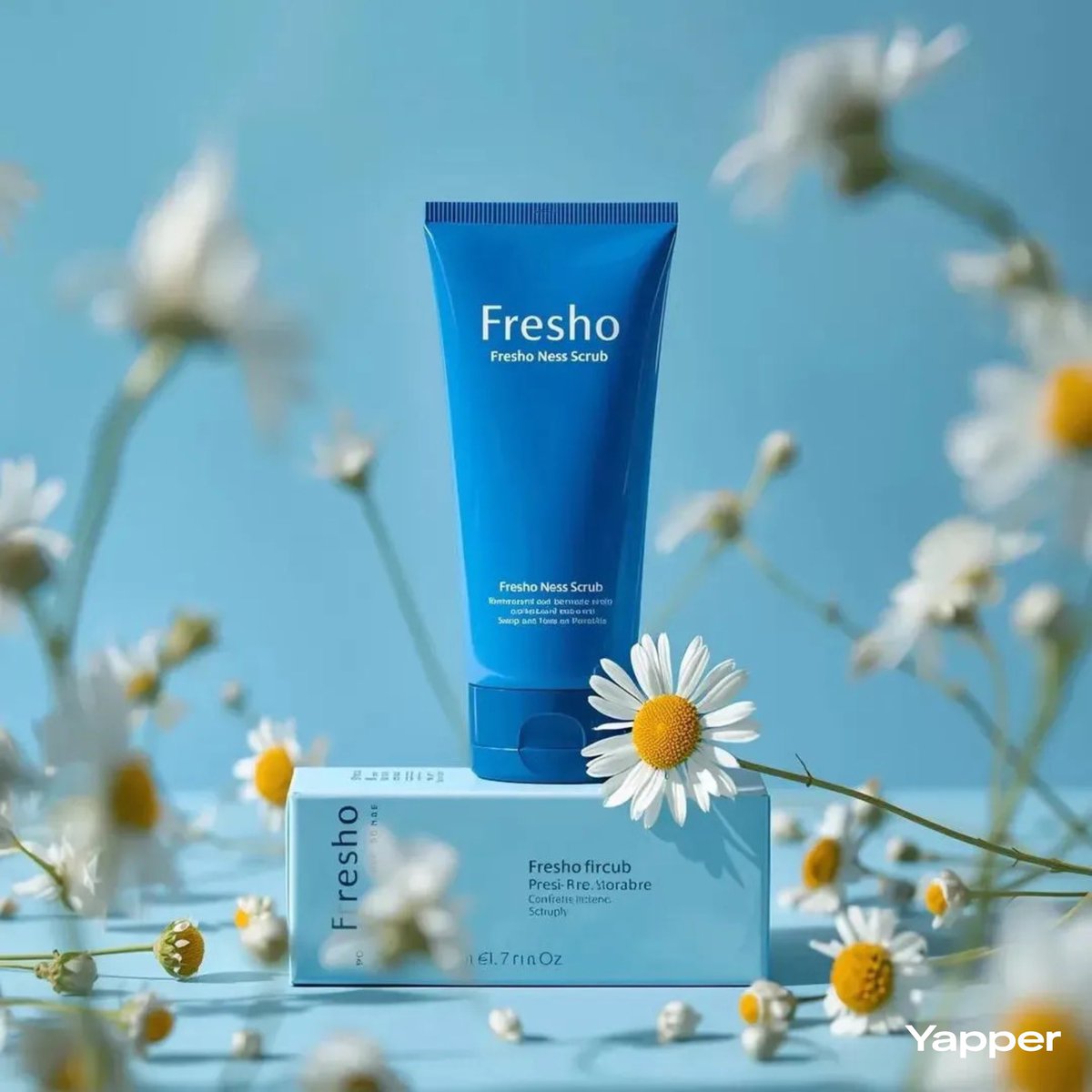 99: E-commerce Main Image - Cobalt Blue Skincare Product Photography