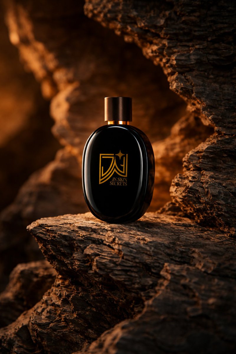 90: E-commerce Main Image - Ultra-realistic Cinematic Product Photograph of Perfume Bottle