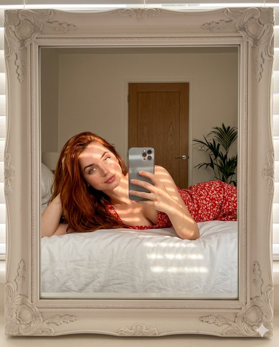 13: Profile / Avatar - Aesthetic Mirror Selfie Prompt for Gemini Nano Banana Pro