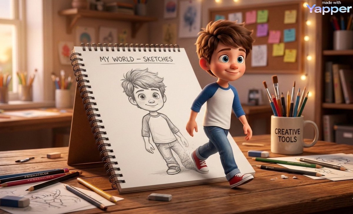 52: YouTube Thumbnail - Cinematic 3D Illustration of Imagination Coming to Life