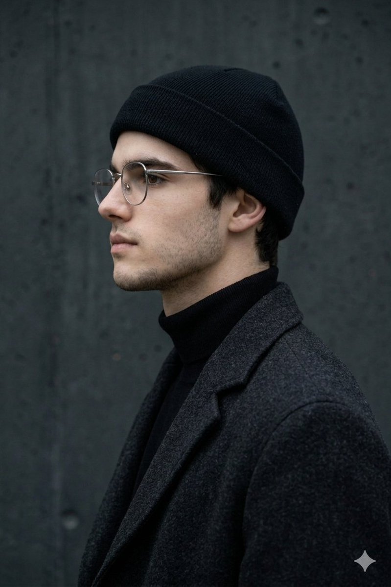 10: Profile / Avatar - Minimalist Side-Profile Portrait for Character Consistency