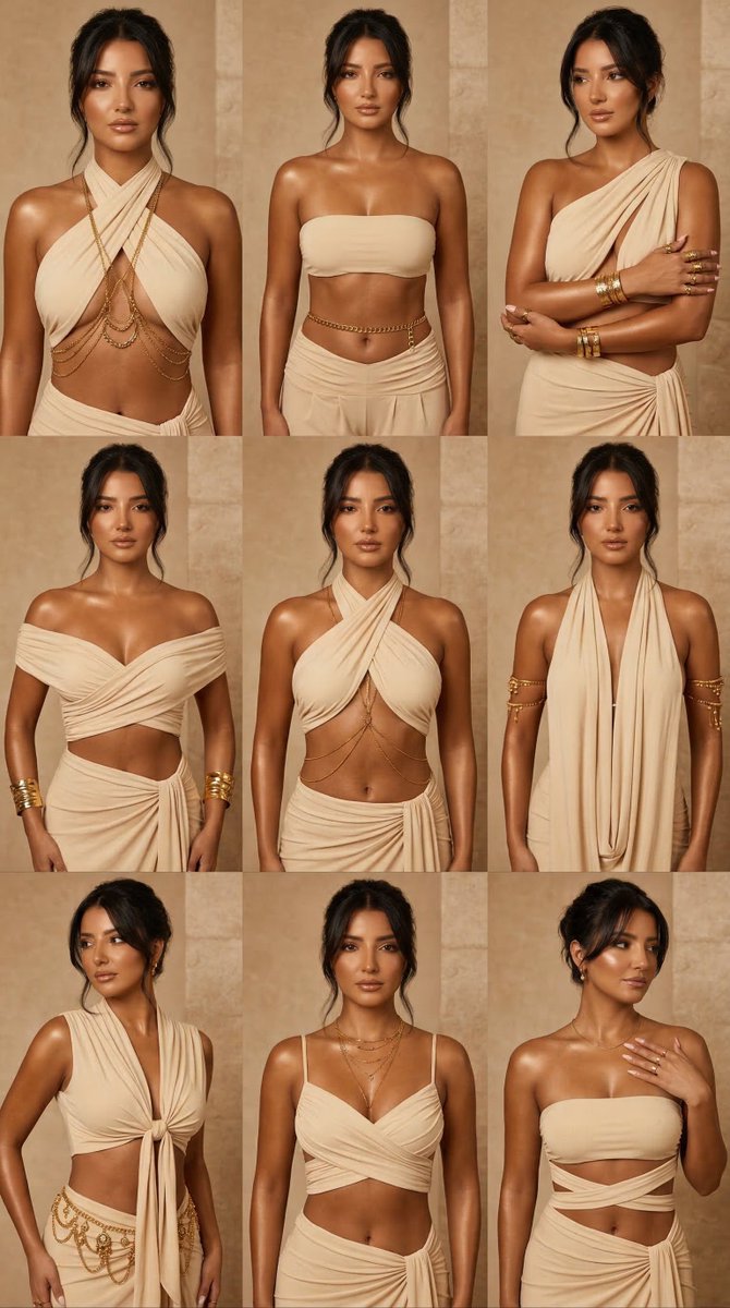 83: Product Marketing - Golden Goddess Editorial Grid Prompt for Nano Banana Pro