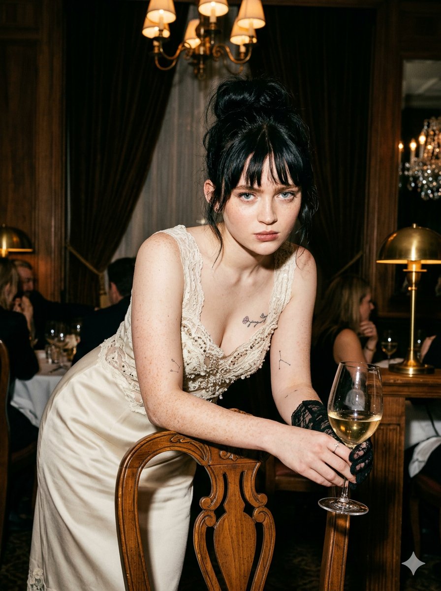 79: Product Marketing - Moody Nightlife Portrait JSON Prompt for Nano Banana Pro