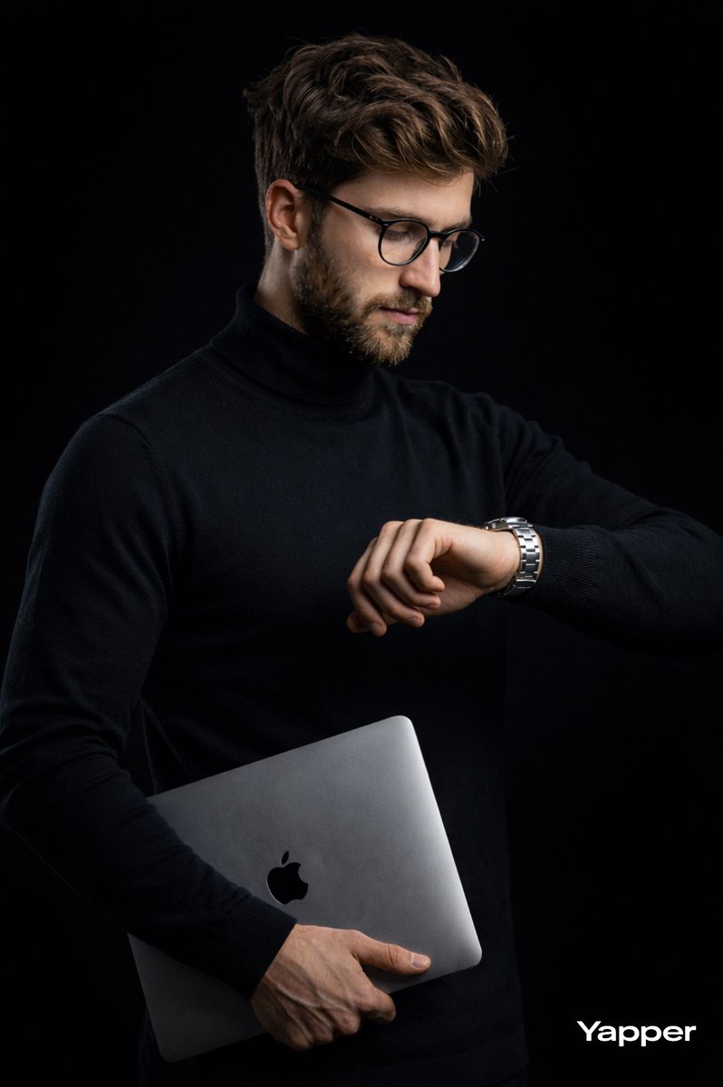 81: Product Marketing - Cinematic Studio Portrait of Man with Watch