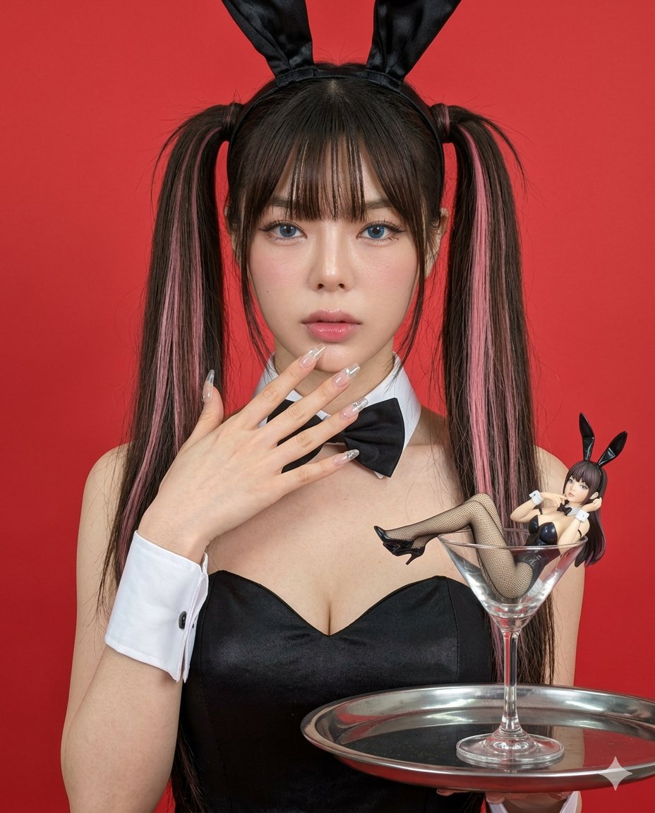 2: Profile / Avatar - Hyper-realistic Bunny Suit Portrait