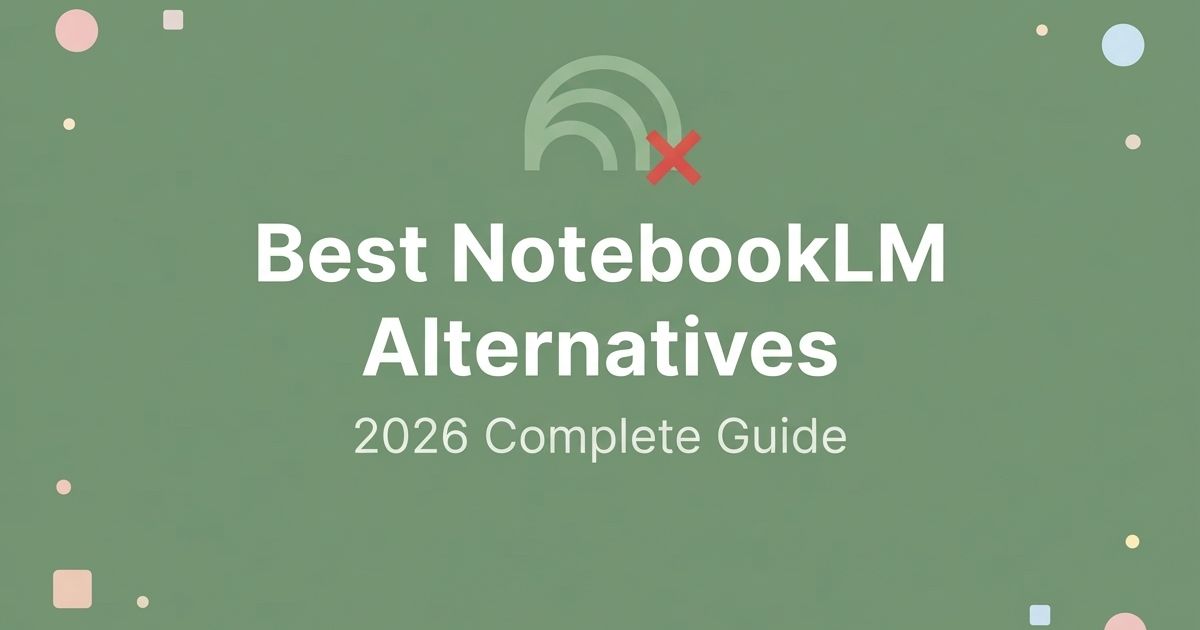 10 Best NotebookLM Alternatives for AI Research (2026) - YouMind Blog