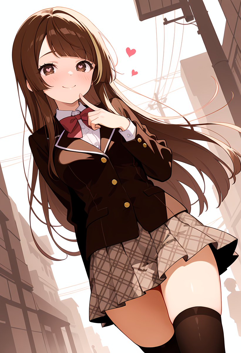 Comic / Storyboard - Teasing Anime Schoolgirl Low Angle Portrait - Image 1