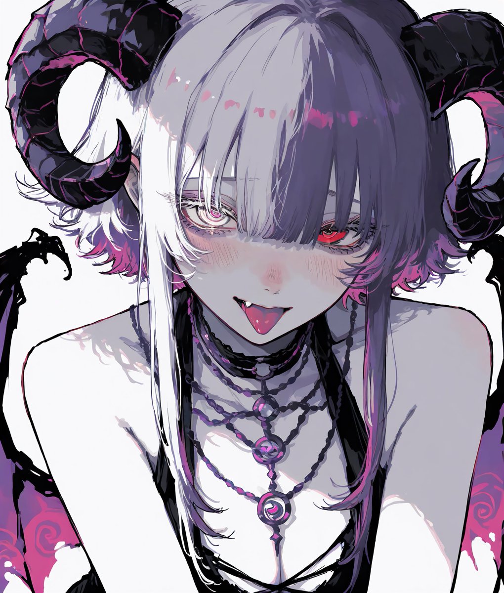 Profil / Avatar - Anime Demon Girl Portrait - Image 1