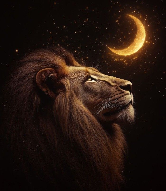Social-Media-Beitrag - Majestic Animal Stargazing Portrait - Image 1