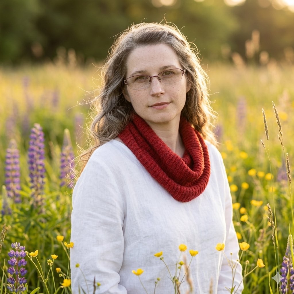 Social-Media-Beitrag - Golden Hour Wildflower Portrait - Image 1