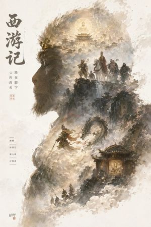 Epic Silhouetted World Poster – GPT Image 2 prompt by 你的金渐层宝库