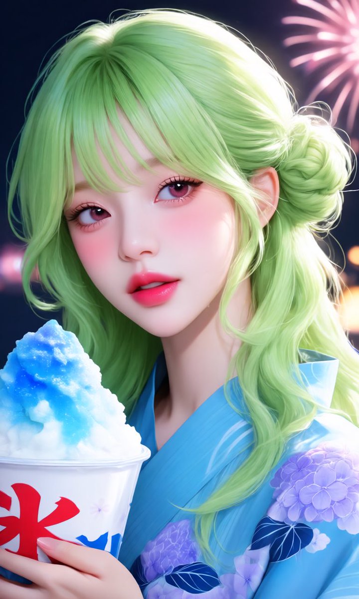 Profil / Avatar - Summer Festival Shaved Ice Portrait - Image 1