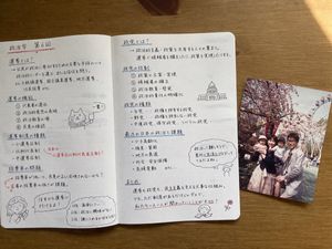 Handwritten Japanese Study Notes with Photograph – GPT Image 2 prompt by MATはAI🀄️🀄️🎌