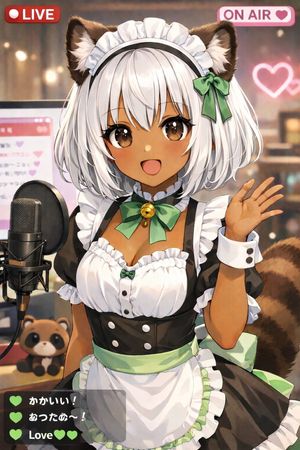 Anime VTuber Live Stream Overlay – GPT Image 2 prompt by しーげっちは自分で描いた絵を動かしたい