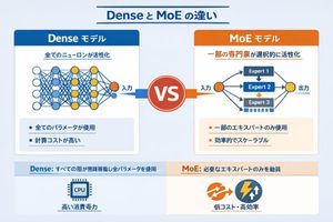 Dense vs MoE Neural Network Infographic – GPT Image 2 prompt by Vania