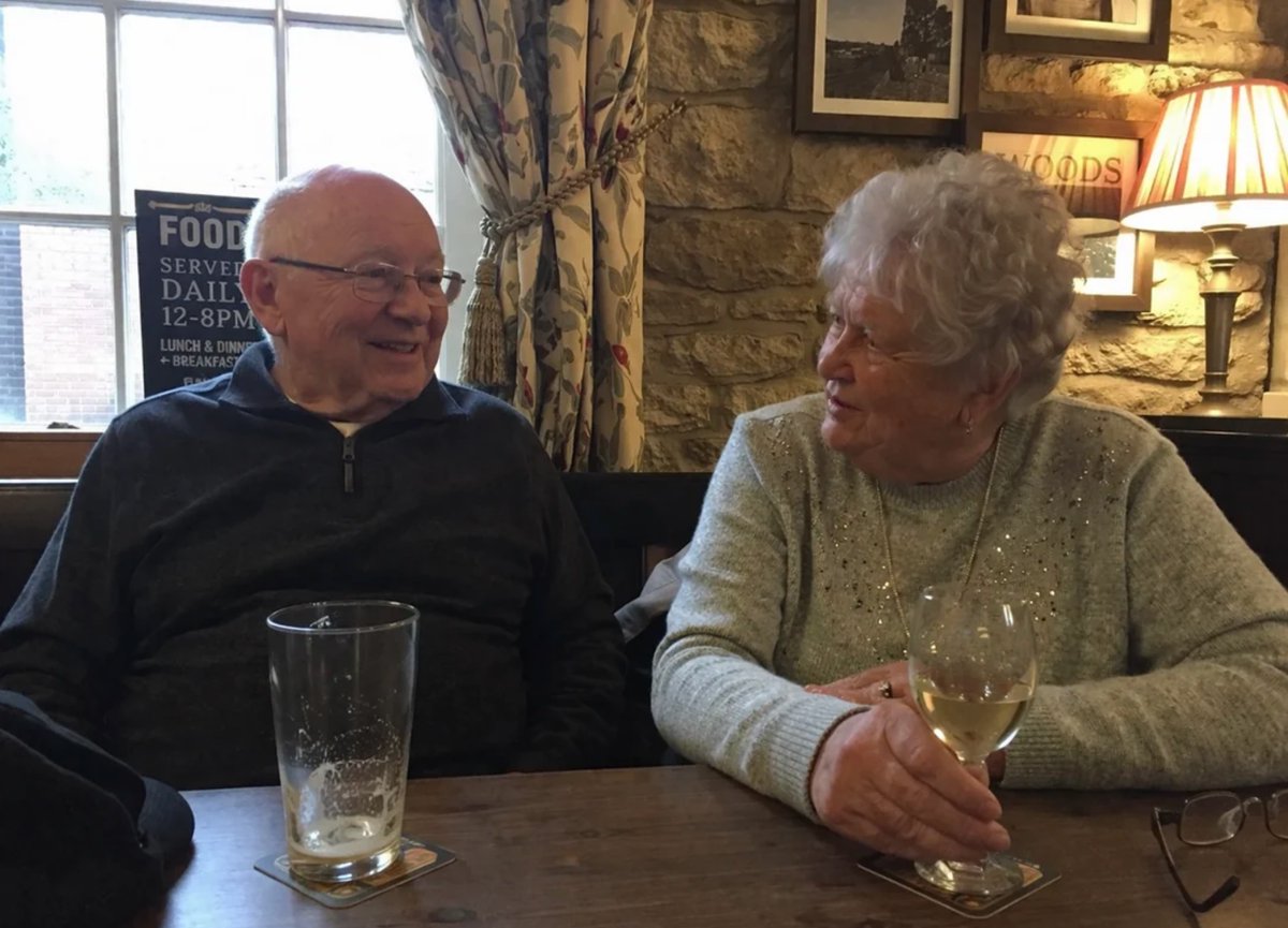 Social Media Post - Elderly Couple in a Cozy Pub - Image 2