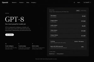 Dark Mode AI API Pricing Page Mockup – GPT Image 2 prompt by IDK