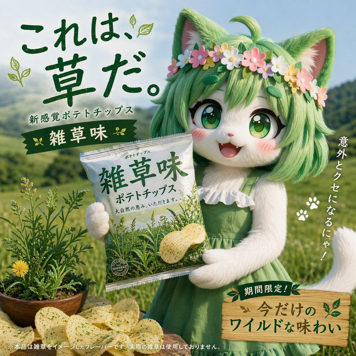 Social Media Post - Humorous Japanese Snack Ad Prompt - Image 1