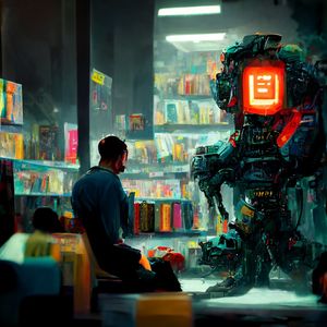 Cyberpunk Robot Encounter – GPT Image 2 prompt by Javi Lopez ⛩️
