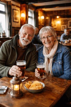 Couple Pub Portrait Transformation – GPT Image 2 prompt by Floatboat.ai