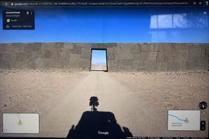 Google Street View Anomaly Screen Photo – GPT Image 2 prompt by Scott Muller