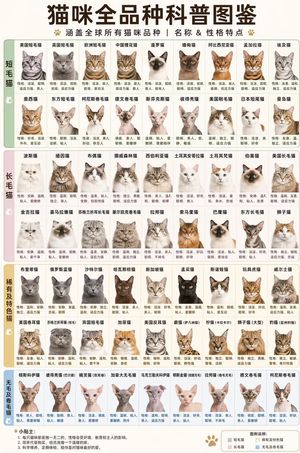 Comprehensive Cat Breed Infographic – GPT Image 2 prompt by 沐阳