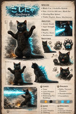 Creature Concept Reference Sheet – GPT Image 2 prompt by コタのAI紀行