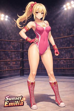 Anime Female Wrestler in Arena – GPT Image 2 prompt by PINE CONE