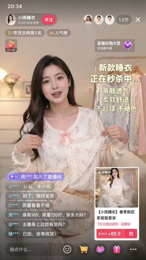 Live E-commerce UI Mockup – GPT Image 2 prompt by xiaobeiLin(小北)