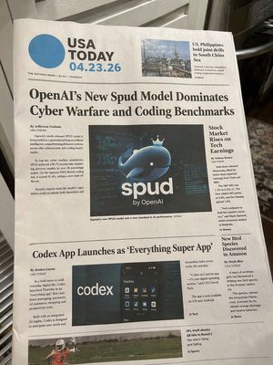 Photorealistic Newspaper Front Page – GPT Image 2 prompt by ハカセ アイ(Ai-Hakase)🐾最新トレンドＡＩのためのＸ 🐾