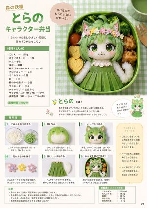 Character Bento Recipe Magazine Page – GPT Image 2 prompt by とらの