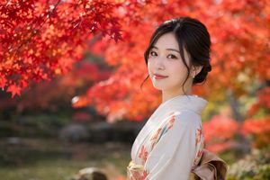 Photorealistic Autumn Kimono Portrait – GPT Image 2 prompt by Kazuma Endo