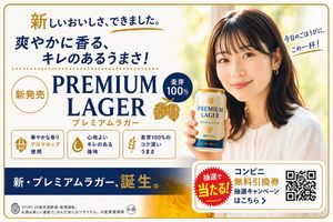 Japanese Beer Advertisement Banner – GPT Image 2 prompt by アドブルを創業する人│100日後に起業