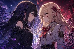 Anime Illustration of Two Girls – GPT Image 2 prompt by IT navi