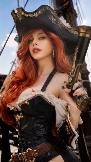 Realistic Pirate Cosplay Portrait – GPT Image 2 prompt by Jack Ma-e/acc