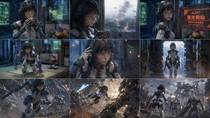 3x3 Sci-Fi Action Storyboard – GPT Image 2 prompt by 新清士@(生成AI)インディゲーム開発者
