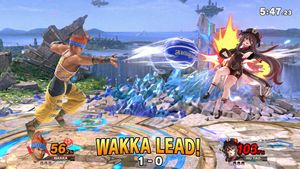 Crossover Platform Fighter Screenshot – GPT Image 2 prompt by ももリンゴ@サブ垢