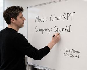 Tech CEO Writing on Whiteboard – GPT Image 2 prompt by can