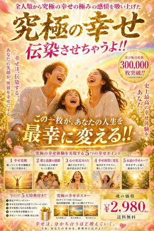 Japanese Happiness Seminar Promo Poster – GPT Image 2 prompt by 中崎工房 | AIで1時間の仕事を5分で終わらせる人