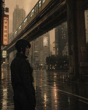 Moody Cyberpunk Cityscape – GPT Image 2 prompt by nic