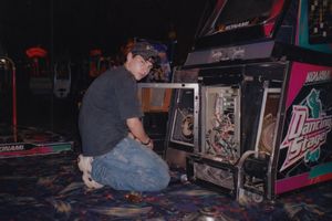 Vintage Arcade Repair Flash Photography – GPT Image 2 prompt by nic