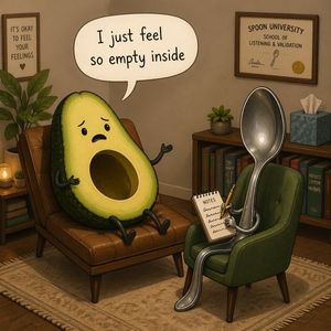 Food Pun Therapy Session – GPT Image 2 prompt by nic