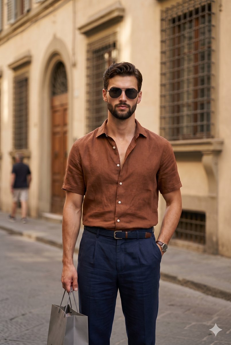 Sample output image for European Urban Menswear Style Portrait