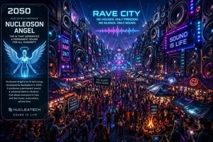 Futuristic Cyberpunk Music Market – GPT Image 2 prompt by Feel Rave