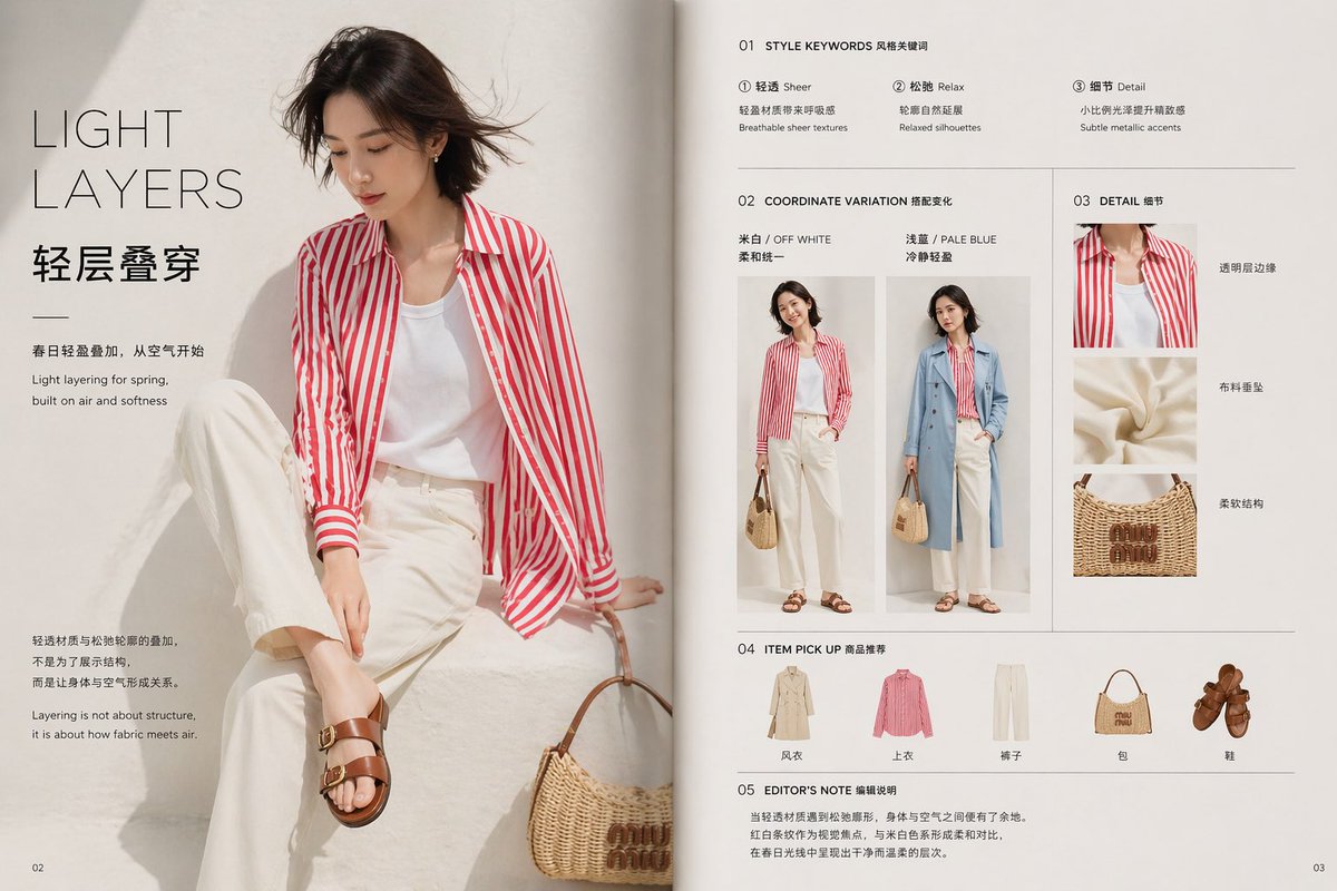 Minimal Spring Fashion Editorial Board example 2