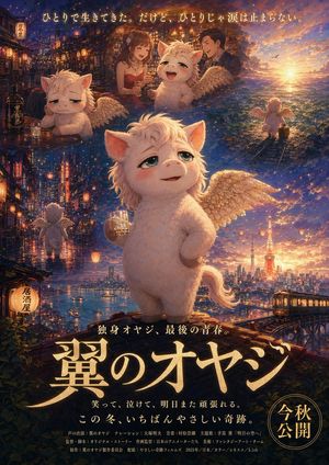 Japanese Fantasy Winged Pig Film Poster – GPT Image 2 prompt by ぜーにゃさん