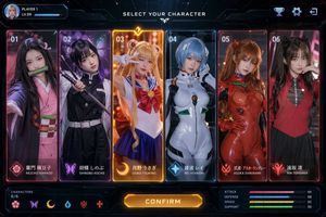 Sci-Fi Anime Character Select UI – GPT Image 2 prompt by Heliocore.C6